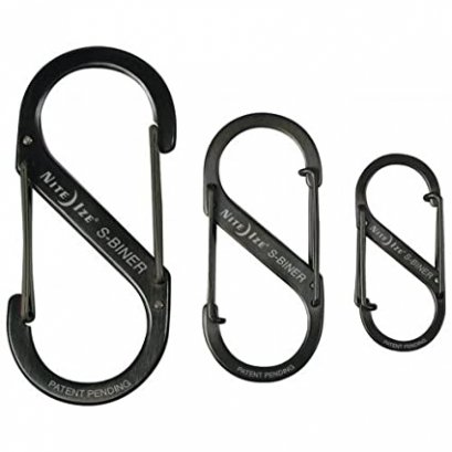 NiteIze S-BINER Combo 3 Pack  - Black